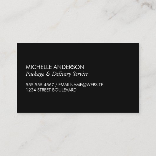 円グラフアイコン 名刺 (裏面)