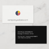 円グラフアイコン 名刺 (正面/裏面)