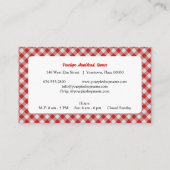 円グラフ 名刺 (裏面)