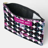 円グランジ。 アクセサリーポーチ (見開き)