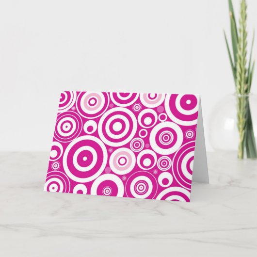 円グリーティングカード カード (正面)