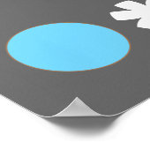 円コショウ花星 ポスター (角)