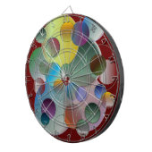 円コラージュ ダーツボード (正面右)