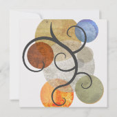 円コンテンポラリーパターン（の模様が）ある (裏面)