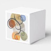 円コンテンポラリーパターン（の模様が）ある フェイバーボックス (裏面サイド)