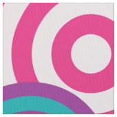 円サイケデリック布 ファブリック (クローズアップ)