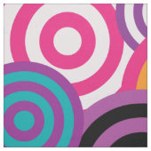 円サイケデリック布 ファブリック (見本)