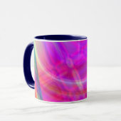 円サイケデリック形 マグカップ (正面左)