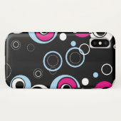 円サイケデリック Case-Mate iPhoneケース (裏面(横))