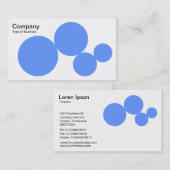円シリーズ – 赤ちゃん青(白) 名刺 (正面/裏面)