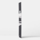円ジオメトリのシームレスな黒い背景 Case-Mate iPhoneケース (裏面 / 右)
