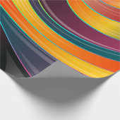 円スワール抽象芸術ラップ紙 ラッピングペーパー (角)
