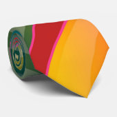 円スワール抽象芸術 ネクタイ (ロール)