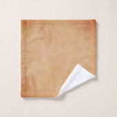 円タイルとストライプ円パターン バスタオルセット (ウォッシュタオル)