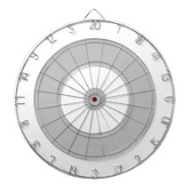 円ターゲットデザイン |グレーモダンと白