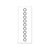 円チェックリスト箇条書きジャーナルのジャーナリングスタンプ ラバースタンプ (インプリント)