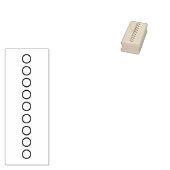 円チェックリスト箇条書きジャーナルのジャーナリングスタンプ ラバースタンプ (押印)