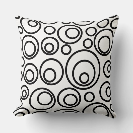 円デザイン クッション (正面)