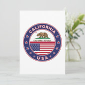 円デザイン 招待状 (スタンド正面)