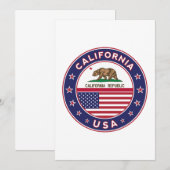 円デザイン 招待状 (正面/裏面)