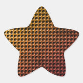 円デザイン 星シール (正面)
