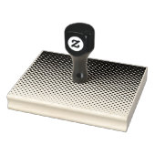 円ハーフトーンのグラデーションのパターン4" x 5"長方形 ラバースタンプ (スタンプ)