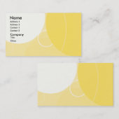 円バックグラウンド名刺 名刺 (正面/裏面)