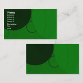 円バックグラウンド名刺 名刺 (正面/裏面)