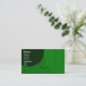 円バックグラウンド名刺 名刺 (スタンド正面)