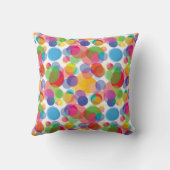 円パタカラフルーン クッション (裏面)