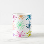 円パタカラフルーン コーヒーマグカップ (中央)