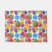 円パタカラフルーン ドアマット (正面)