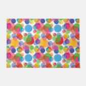 円パタカラフルーン ドアマット (正面)