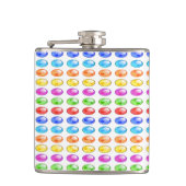 円パタカラフルーン フラスク (正面)