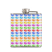 円パタカラフルーン フラスク (裏面)