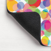 円パタカラフルーン マウスパッド (コーナー)