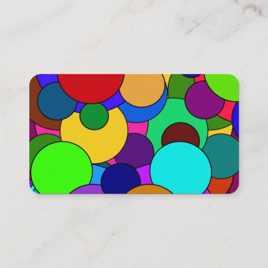 円パタカラフルーン 名刺 (裏面)