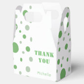 円パタモダンーンありがとうパーティー フェイバーボックス (オープン)