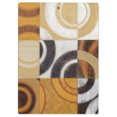 円パターンとのモダンな絵画 クリップボード (裏面)