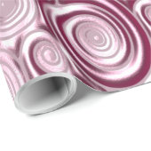 円パターンの折り返し紙 ラッピングペーパー (ロールコーナー)