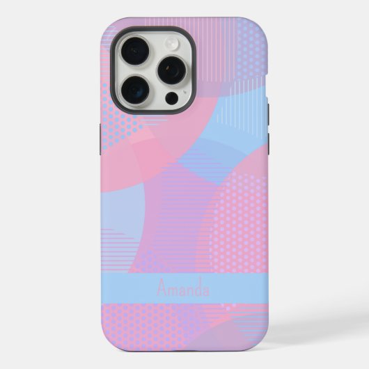 円パターンケース – メイトiPhoneケース iPhoneケース (裏面)
