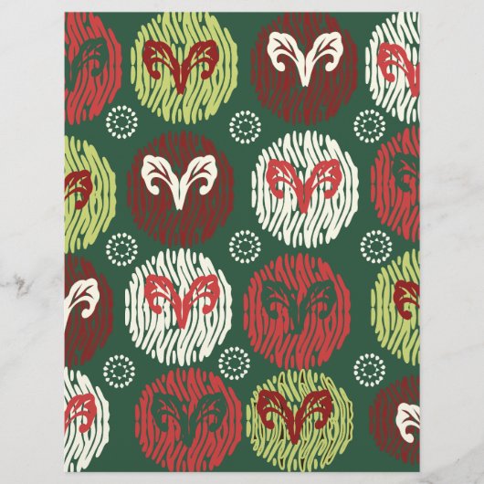 円パターンスクラップブック紙 (正面)