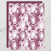 円パターンスクラップブック紙 (正面/裏面)