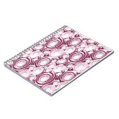 円パターンノートブック ノートブック (左側)