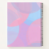 円パターンノートブック ノートブック (裏面)