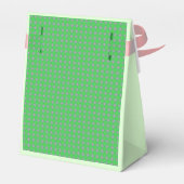 円パターンピンクデイジー花 フェイバーボックス (裏面サイド)