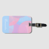 円パターン荷物タグ ラゲッジタグ (正面横)