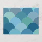 円パターン（の模様が）ある ポストカード (正面)