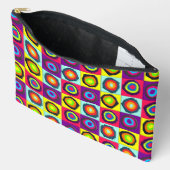 円パターン アクセサリーポーチ (見開き)