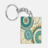 円パターン キーホルダー (正面左)